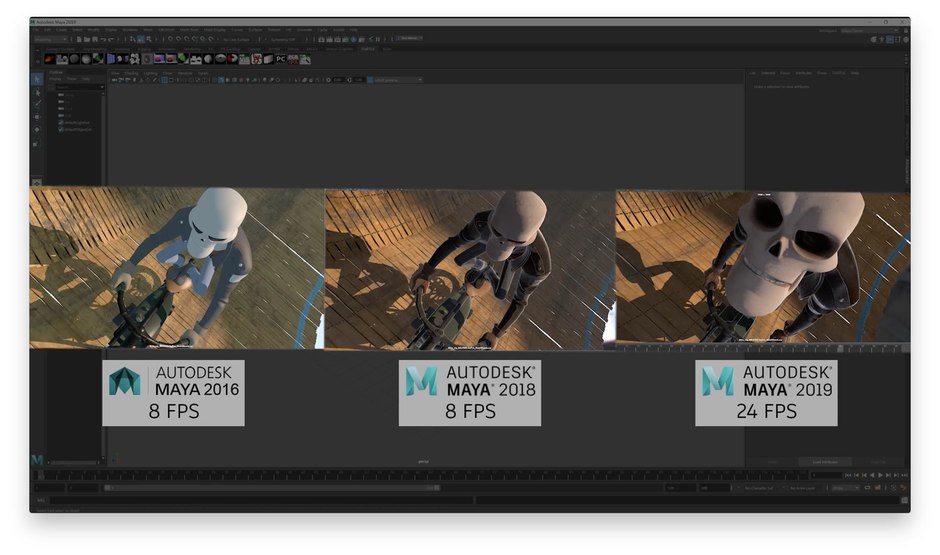 Вышла новая версия ПО Autodesk Maya 2019 для художников-аниматоров