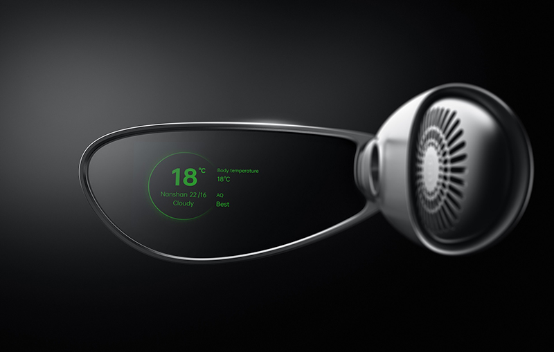 OPPO представляет моноочки Air Glass с функцией «Телесуфлер»