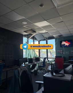 Унаслідок масованої атаки на Київ пошкоджено студію та інфраструктуру телеканалів «Ми-Україна»